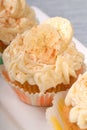 Delicious carrot cake cupcakes Royalty Free Stock Photo