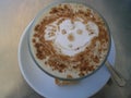 Delicious Chai Latte in Sydney, Australia with Koala design