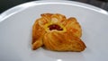 Delicious cherry Danish pastry Royalty Free Stock Photo