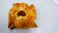 Delicious cherry Danish pastry Royalty Free Stock Photo