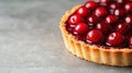 A Delicious Cherry Tart Royalty Free Stock Photo