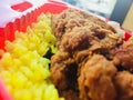 Delicious Chicken Biriyani Rice Royalty Free Stock Photo