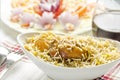 Delicious chicken biriyani