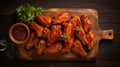 Delicious Chicken Wings For Sale With Savory Sauce