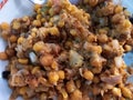 Delicious chickpea salad full masala