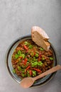 Delicious chilli con carne Royalty Free Stock Photo