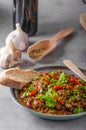 Delicious chilli con carne Royalty Free Stock Photo