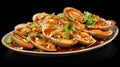 Delicious Chinese Clams Cooked In Savory Sauce