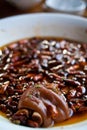 Delicious Chinese dish chili pork trotter