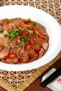 Delicious Chinese food cold dish- hot pepper goose