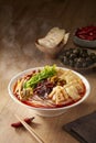 Delicious Chinese Guangxi Liuzhou cuisine, snail rice noodles Royalty Free Stock Photo