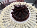 A delicious chocolate cake for the birthday child