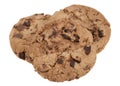 Delicious chocolate chip cookies Royalty Free Stock Photo