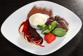 Delicious chocolate dessert