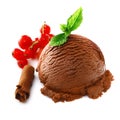 Delicious chocolate icecream Royalty Free Stock Photo