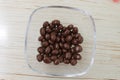 Delicious chocolate raisins