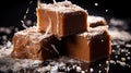 Delicious Chocolate Salty Caramels Fudge: A Sweet And Salty Treat