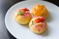 Delicious choux cream