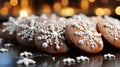 delicious christmas biscuits with star pattern made with love for detail