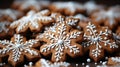delicious christmas biscuits with star pattern made with love for detail