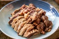 Delicious classic Cantonese dish, beef brisket in clear soup