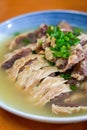 Delicious classic Cantonese dish, beef brisket in clear soup