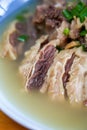 Delicious classic Cantonese dish, beef brisket in clear soup