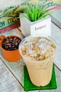 Delicious cold coffee drink Royalty Free Stock Photo