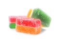 Delicious colorful chewing candies