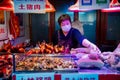 Delicious cooked meats at Qibao markets, Shanghai China