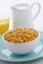 Delicious corn flakes breakfast Royalty Free Stock Photo