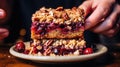 Delicious Cranberry-Pecan Sandwich Cookies with a Festive Touch