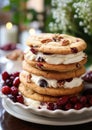 Delicious Cranberry-Pecan Sandwich Cookies with a Festive Touch