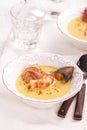 Delicious cream chowder soup