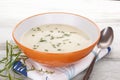 Delicious cream soup.