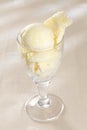 Delicious creamy vanilla ice-cream