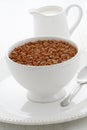 Delicious crisped rice chocolate cereal