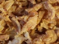 delicious delicious crunchy fried onion natural tasty different Royalty Free Stock Photo
