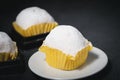 Delicious Daifuku, Japanese rice cake Royalty Free Stock Photo