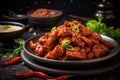 Delicious dakgalbi. traditional south korean spicy stir-fried chicken - tantalizing flavors to savor
