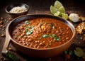 Delicious dal makhani a main course with lentils