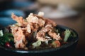 Delicious deep fried soft shell crab Royalty Free Stock Photo