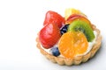 Delicious dessert fruit tart pastry with cream Royalty Free Stock Photo