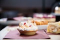Delicious dessert selection Royalty Free Stock Photo