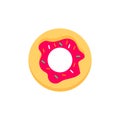 Delicious Donut Conceptual Icon Vector Design