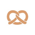 Delicious pretzel logo for bakery