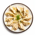 Delicious Dumplings: A Close-up Of Translucent Delights