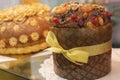 Delicious Easter kulich with zucats and nuts