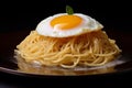 Delicious Egg pasta. Generate Ai Royalty Free Stock Photo