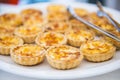 Delicious egg tart custard Royalty Free Stock Photo